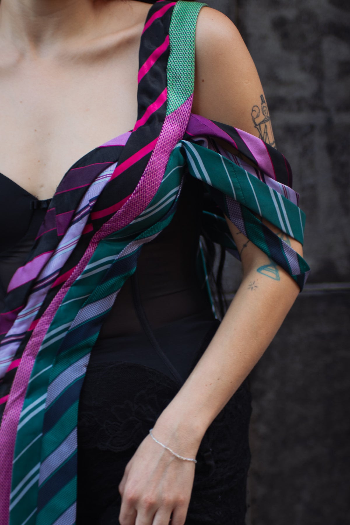 tie me baby - upcycled corset