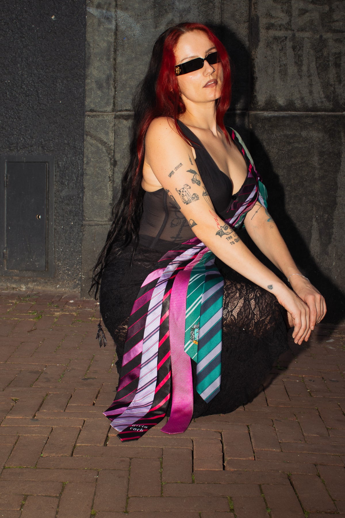 tie me baby - upcycled corset