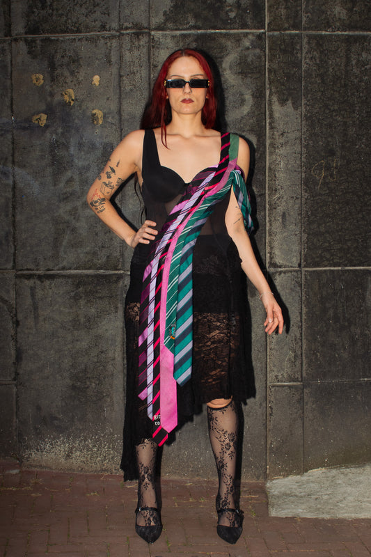 tie me baby - upcycled corset