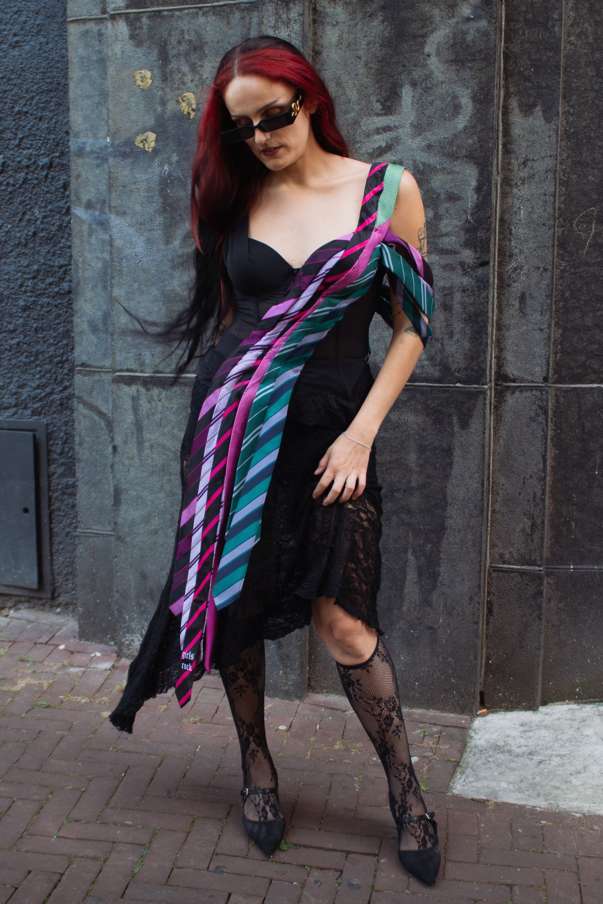 tie me baby - upcycled corset