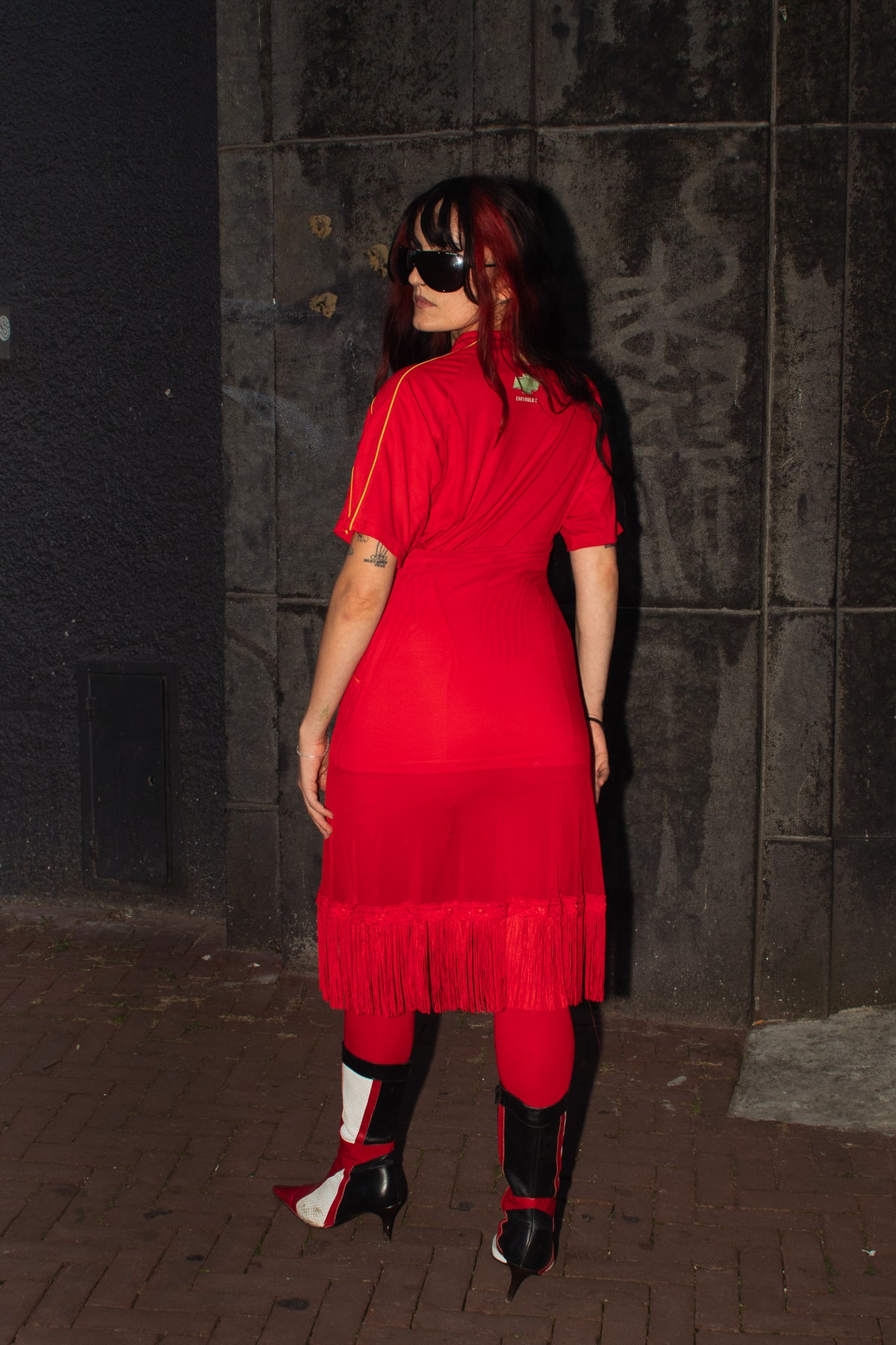 spain flamenco minx - upcycled jersey dress